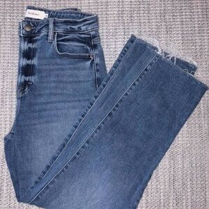 Bohme Distressed Blue Ankle Jeans